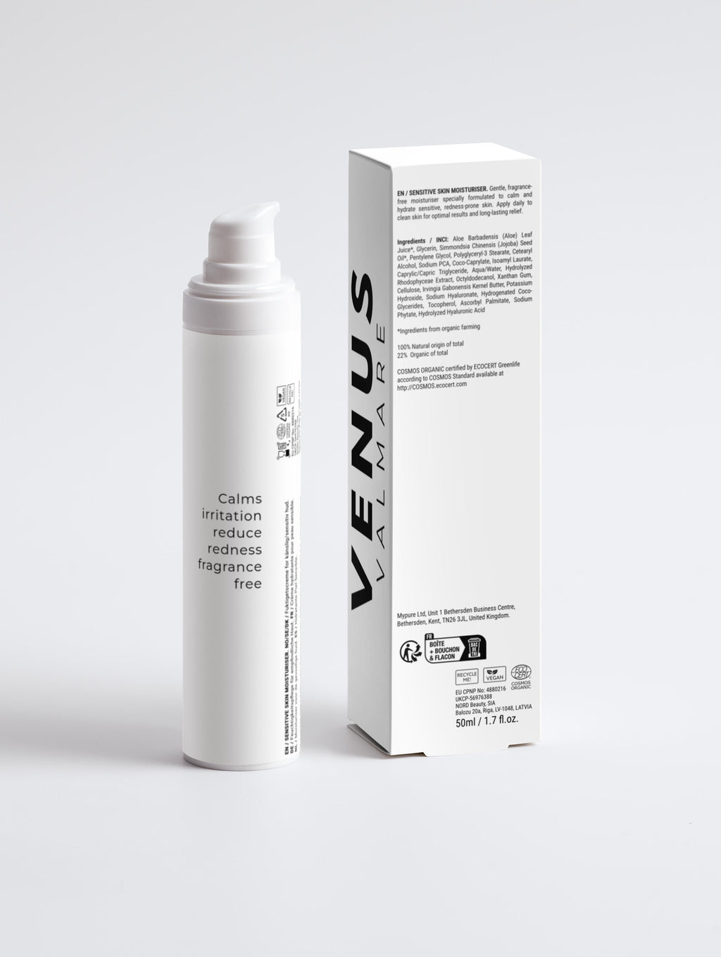 Sensitive Skin Moisturiser, Fragrance Free